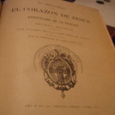 Libros antiguos: REVISTA DEL MENSAJERO DEL S.C. DE JESUS 1895