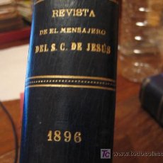 Libros antiguos: REVISTA DEL MENSAJERO DEL S.C. DE JESUS 1896