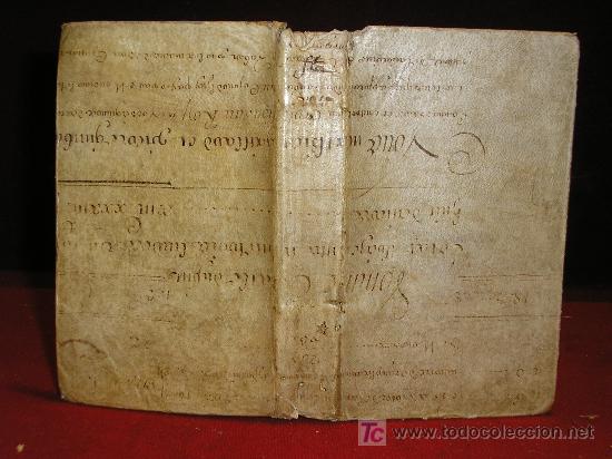 Libros antiguos: 1774 OFICIO DE LA SEMANA SANTA, A L'USAGE DU DIOC&Egrave;SE DE TROYES. ESPECTACULAR CUBIERTA PERGAMINO