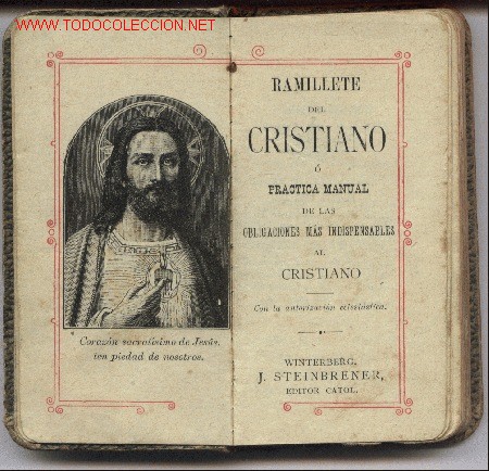 Libros antiguos: Ramillete del Cristiano - Foto 1