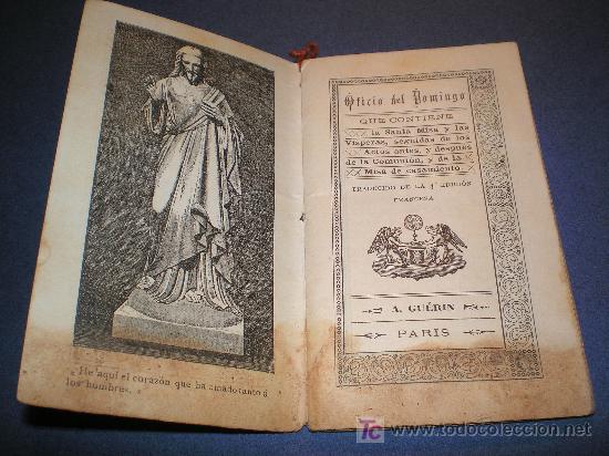 Libros antiguos: EL OFICIO DEL DOMINGO - Foto 2