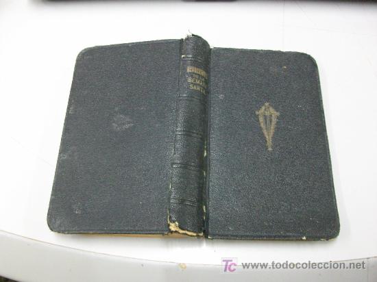 Libros antiguos: DEVOCIONARIO DE LA SEMANA SANTA