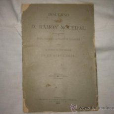 Libros antiguos: DISCURSO ESCRITO POR D.RAMON NOCEDAL PARA LEERLO EN EL CONGRESO CATOLICO DE ZARAGOZA 1890