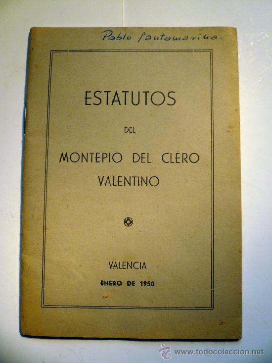 Libros antiguos: Montepio del clero - Foto 1