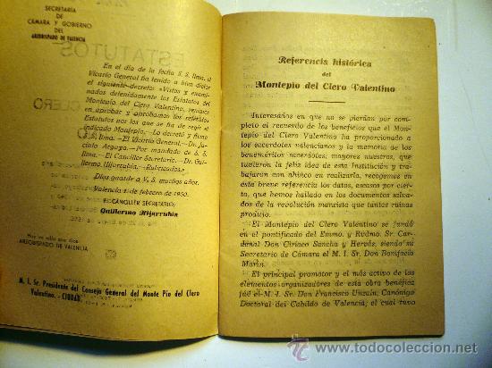 Libros antiguos: Montepio del clero - Foto 2