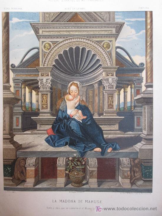 Libros antiguos: LA MADONA DE MABUSE, SEPARATA DEL MUSEO ESPA&Ntilde;OL DE ANTIG&Uuml;EDADES, S. XIX