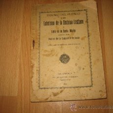 Libros antiguos: TESORO DEL PUEBLO O SEA CATECISMO DE LA DOCTRINA CRISTIANA Y LIBRO DE LA SANTA MISION 1926