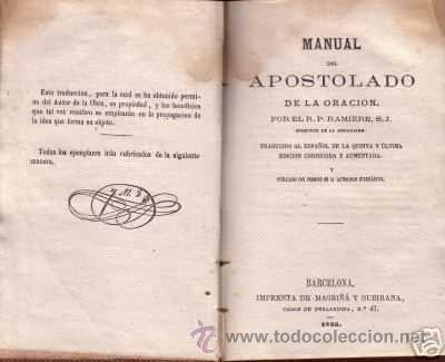 Libros antiguos: MANUAL DEL APOSTOLADO - 1865 - Foto 1