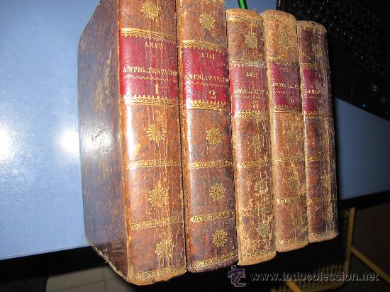 Libros antiguos: 5 tomos ANTIGUO Y NUEVO TESTAMENTO - 5 TOMOS - DE DON FELIX TORRES AMAT - A&Ntilde;O 1834 - SEGUNDA EDICION