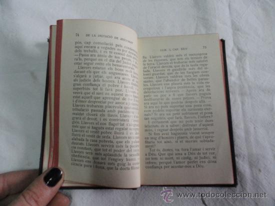 Libros antiguos: LIBRO - LA IMITACI&Oacute; DE JESUCRIST -. A&Ntilde;O 1929. - Foto 3
