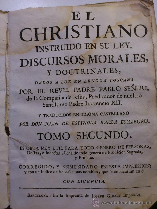 Libros antiguos: PERGAMINO LIBRO EL CRISTIANISMO - Foto 1