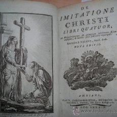 Libros antiguos: DE IMITATIONE CHRISTI, VALART, 1789. CONTIENE 5 GRABADOS. Lote 34059925