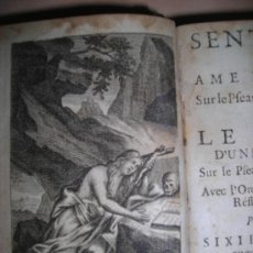 Libros antiguos: SENTIMENS D`UNE AME PÉNITENTE, D' ALMUOY, 1713. CONTIENE 11 GRABADOS.. Lote 34060026