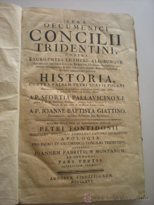 Libros antiguos: CONCIL II TRIDENTINI 1775 - Foto 1