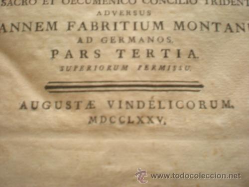Libros antiguos: CONCIL II TRIDENTINI 1775 - Foto 3