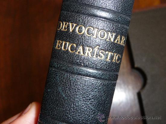 Libros antiguos: Devocionario eucaristico. 1936, con su funda. - Foto 2