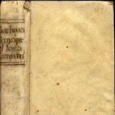 Libros antiguos: PRINCIPIA ET LOCA COMMVNIA – AÑO 1630