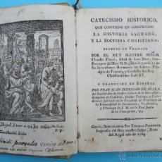 Libros antiguos: CATECISMO HISTÓRICO. POR CLAUDIO FLEURI. BARCELONA, POR THOMAS PIFERRER, 1769.. Lote 39636275