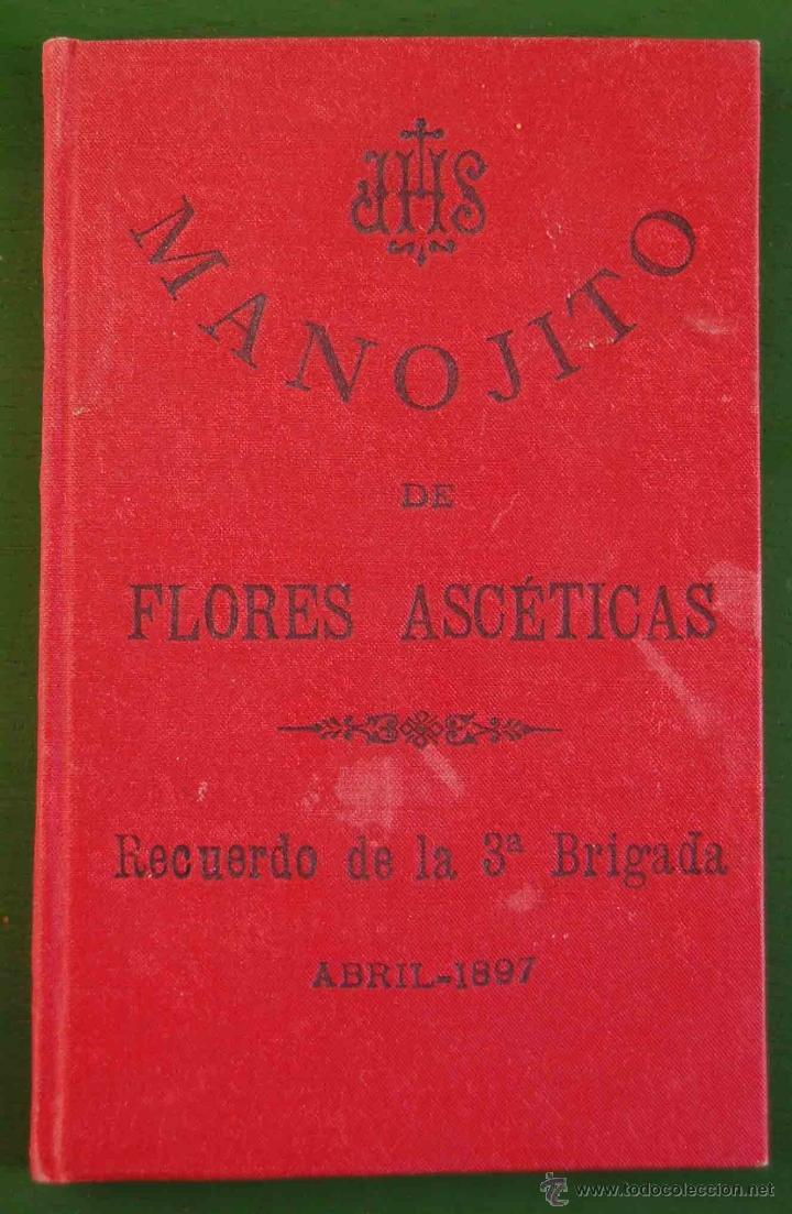 Old books: Manojito de flores asc&eacute;ticas CONSAGRACION DE LOS NI&Ntilde;OS AL CORAZON DE JESUS.-1897