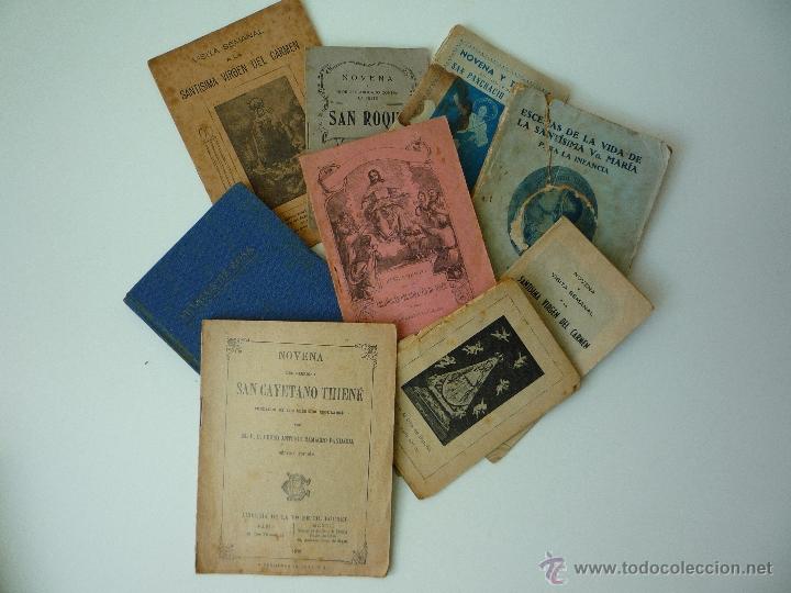 Libros antiguos: LOTE LIBRILLOS RELIGIOSOS - Foto 1