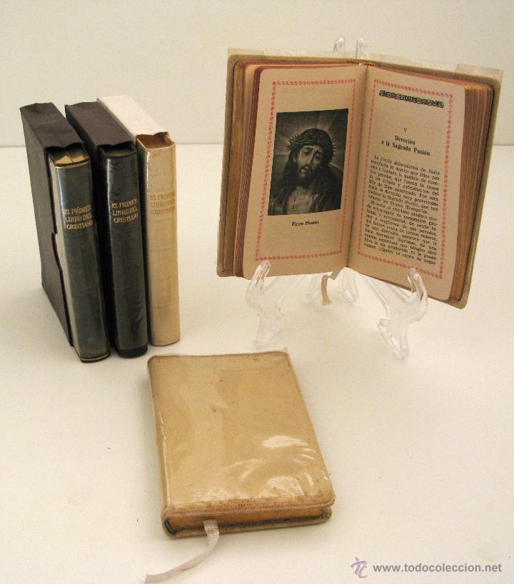 Libros antiguos: Conjunto de libros de primera comunion. - Foto 1