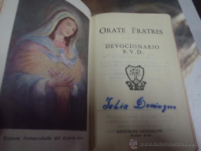 Libros antiguos: DEVOCIONARIO S.V.D. BUENOS AIRES - Foto 2