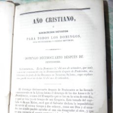 Libros antiguos: VENDO LIBRO, AÑO CRISTIANO, (AÑO DE EDICIÓN 1855).