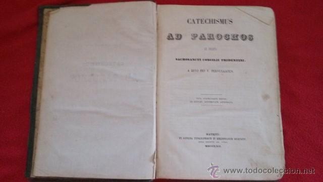 Libros antiguos: CATECHISMUS AD PARACHOS1862 - Foto 2
