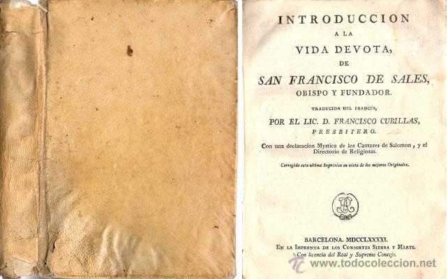 Libros antiguos: INTRODUCCI&Oacute;N A LA VIDA DEVOTA &ndash; A&ntilde;o 1791 - Foto 1
