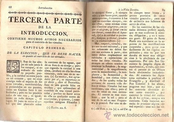 Libros antiguos: INTRODUCCI&Oacute;N A LA VIDA DEVOTA &ndash; A&ntilde;o 1791 - Foto 3