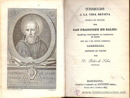 Libros antiguos: INTRODUCCI&Oacute;N A LA VIDA DEVOTA &ndash; A&ntilde;o 1844 - Foto 2