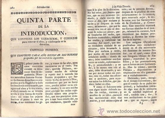 Libros antiguos: INTRODUCCI&Oacute;N A LA VIDA DEVOTA &ndash; A&ntilde;o 1791 - Foto 4