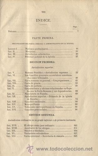Libros antiguos: LECCIONES DE DISCIPLINA ECLESI&Aacute;STICA - A&ntilde;o 1874 - Foto 4