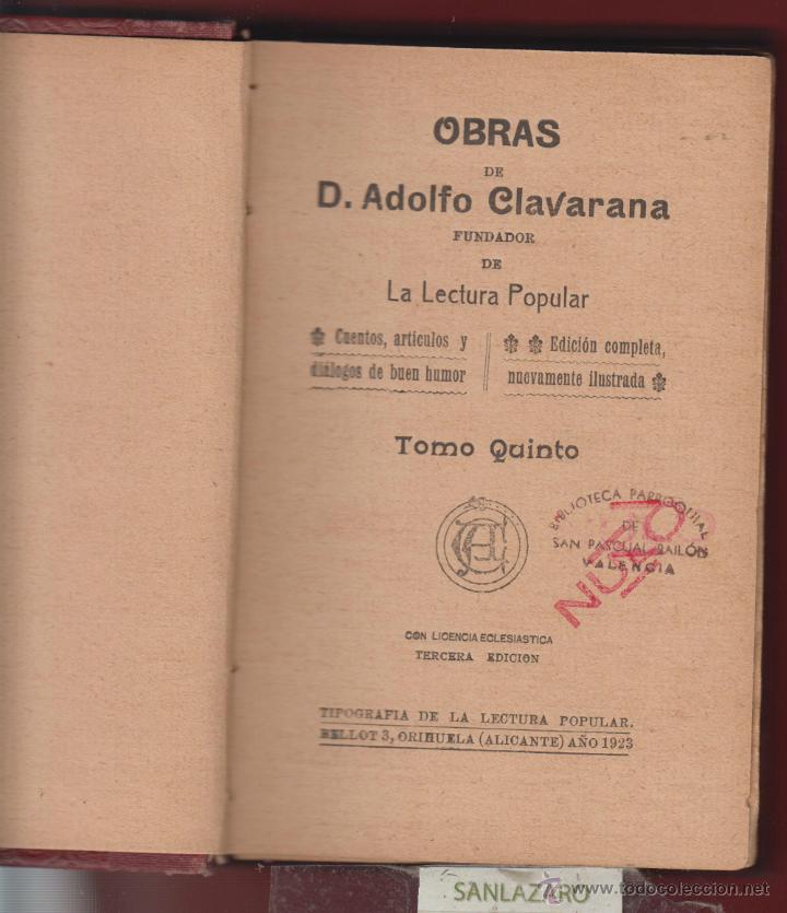 Obras de Adolfo Clavarana 