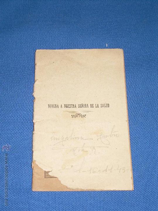 Antiquarische B&uuml;cher: NOVENA A NTRA SRA DE LA SALUD - PATRONA DE LA CONGREGACION RELIGIOSA SIERVAS DE MARIA