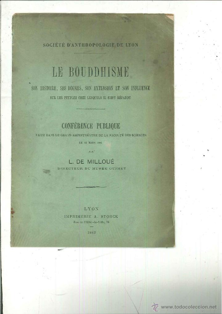 Libros antiguos: LE BOUDDHISME. L. de Millou&eacute; - Foto 1
