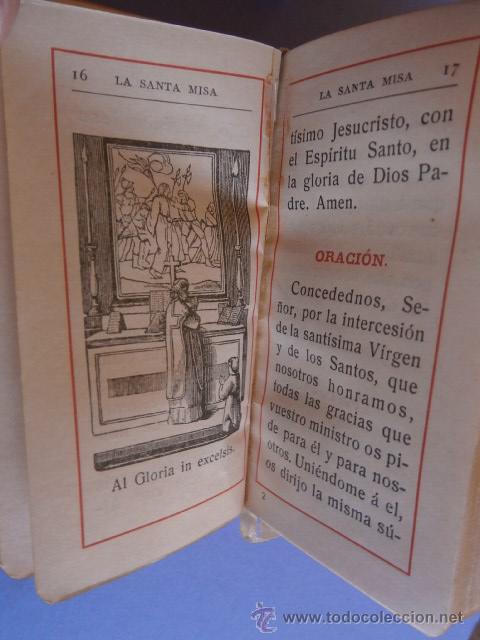 Libros antiguos: BONITO LIBRO RECORDATORIO DE 1&ordf; COMUNION DE NACAR - Foto 4