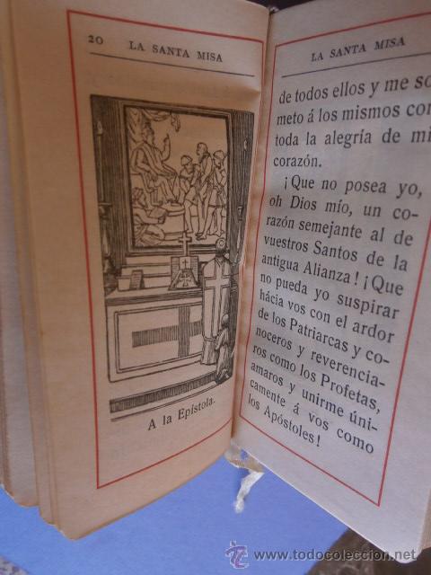 Libros antiguos: BONITO LIBRO RECORDATORIO DE 1&ordf; COMUNION DE NACAR - Foto 5