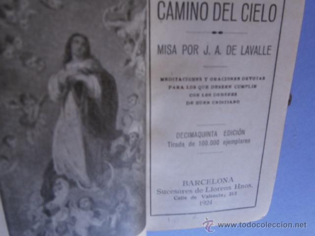 Libros antiguos: ANTIGUO LIBRO RECORDATORIO DE 1&ordf; COMUNION A&Ntilde;O 1924 - Foto 3