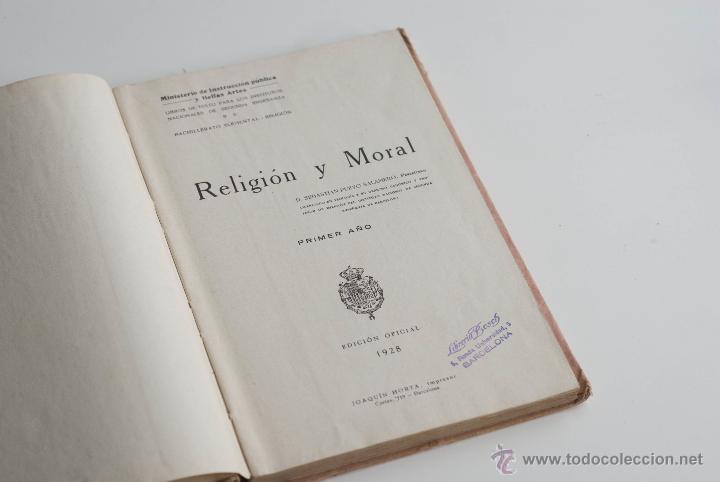 Libros antiguos: Religi&oacute;n y Moral  1928 - Foto 5
