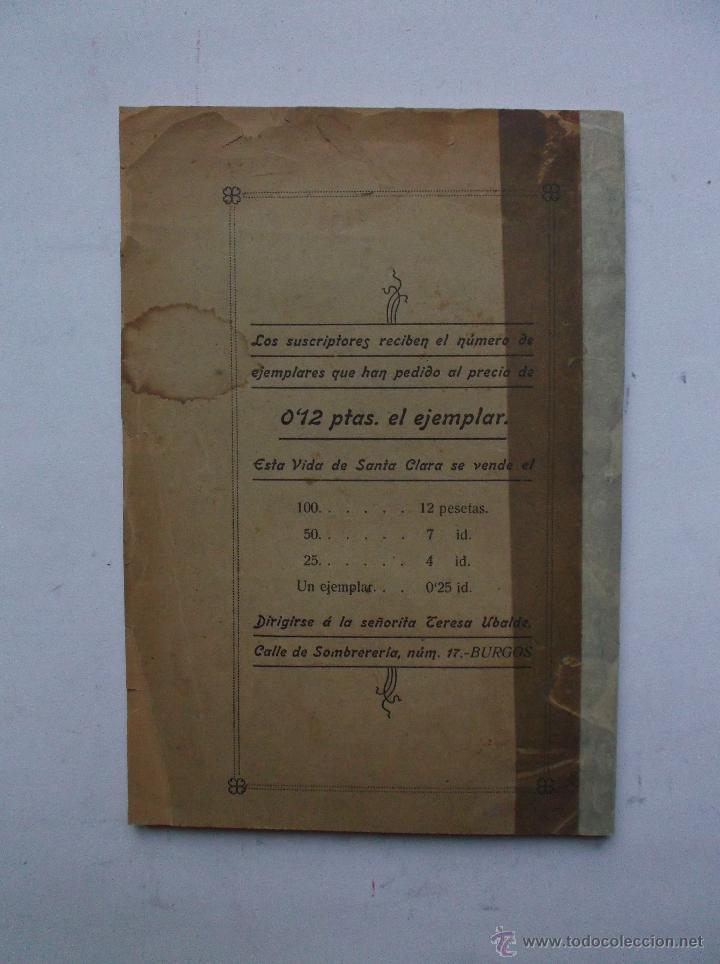 Libros antiguos: SANTA CLARA - 1912 - Foto 3