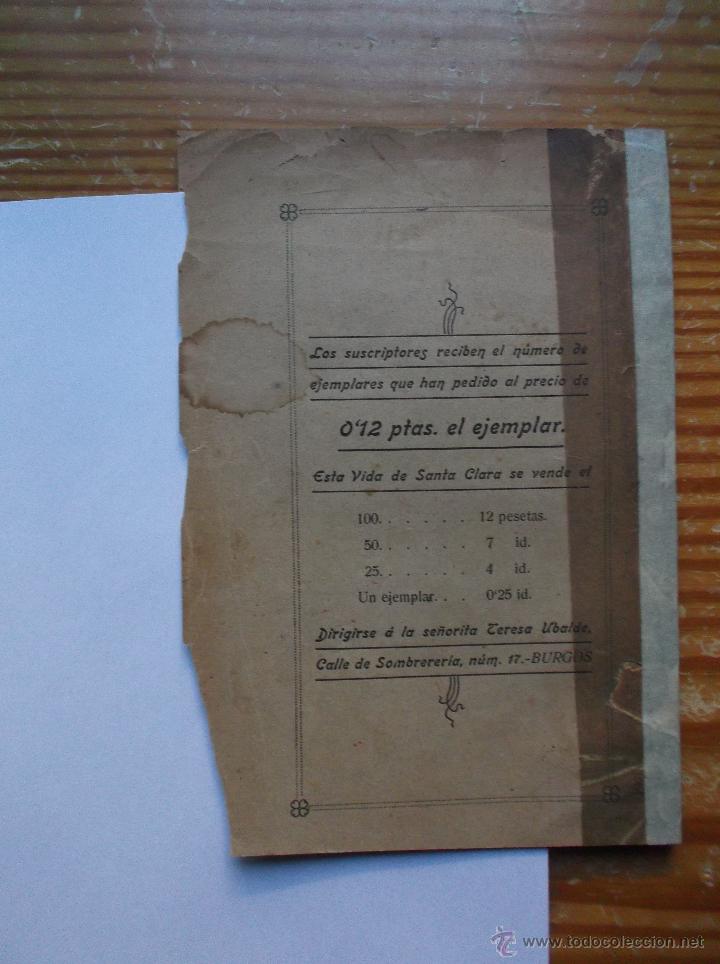Libros antiguos: SANTA CLARA - 1912 - Foto 5