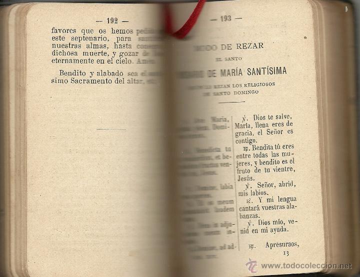 Libros antiguos: NUEVAS HORAS DIVINAS - DEVOCIONARIO 1898 - Foto 2