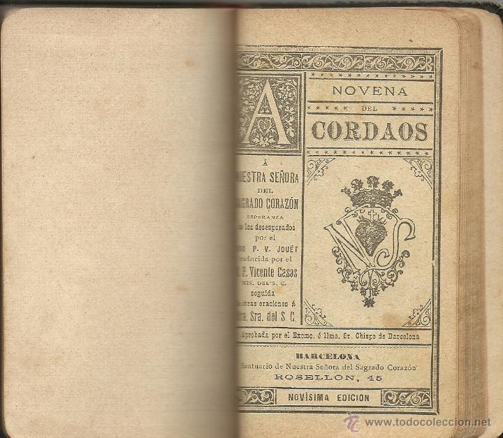 Libros antiguos: NUEVAS HORAS DIVINAS - DEVOCIONARIO 1898 - Foto 4