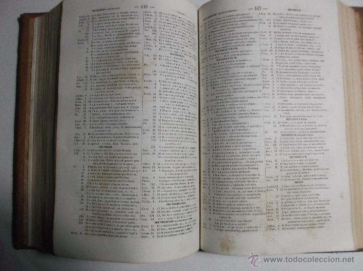 Libros antiguos: CONCORDANTIARUM SS. SCRIPTURAE MANUALES - 1864. - Foto 5