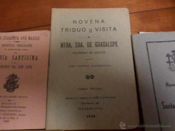Libros antiguos: NOVENAS LIBRETOS - Foto 2