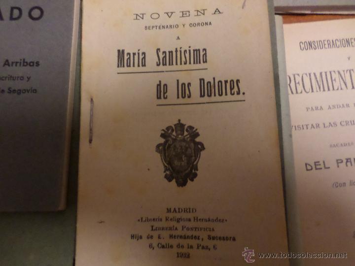Libros antiguos: NOVENAS LIBRETOS - Foto 5