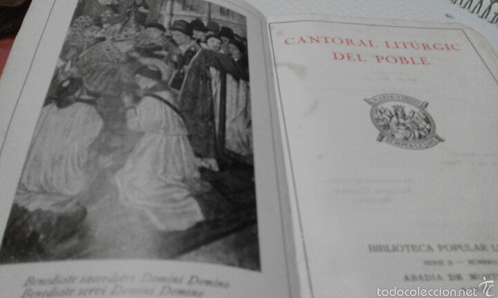 Livros antigos: Cantoral lit&uacute;rgic del poble - Edici&oacute;n 1920