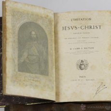 Libros antiguos: 6367- L'MITATION DE JESUS CHRIST. L. BAUTAIN. EDIT. FURNE. 1858.
