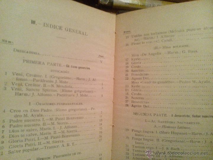 Libros antiguos: cantemos al se&ntilde;or / 1925 - Foto 7